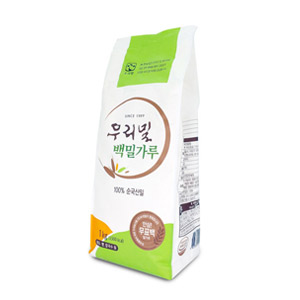 우리밀 백밀가루 1kg (100% 순국산밀)