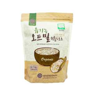 유기농 오트밀 1kg (퀵론드오츠/압착귀리)