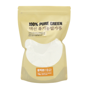 맥선 유기농 밀가루 1kg (중력1등급)