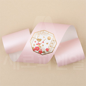 띠지 - 연분홍달꽃 65×620mm (10개)