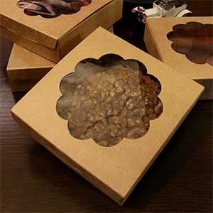 타르트창박스 (미니)크라프트 / 140×140×45mm, 5세트