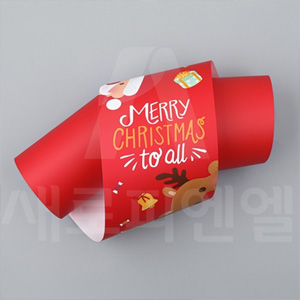 띠지 - 산타와루돌프 65×620mm (25개)