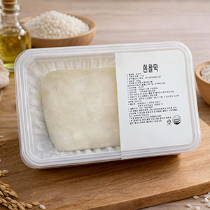 굳지 않는 떡반죽 (흰찰떡) 300g × 2개